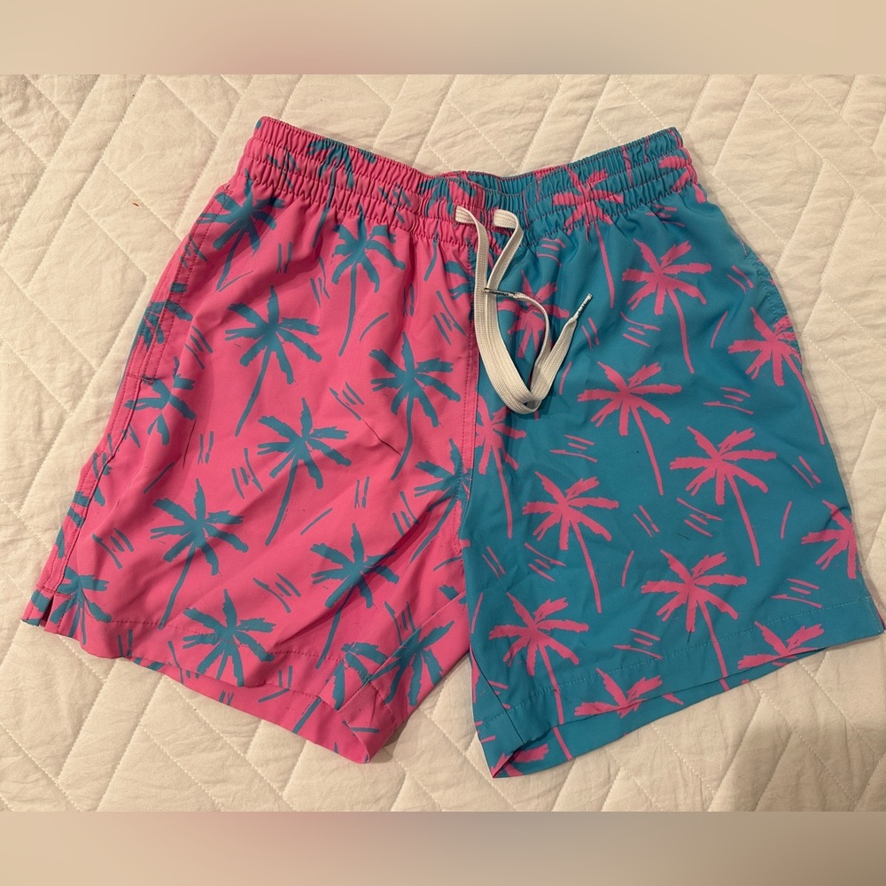 Chubbies Blue and Pink Men’s bathing suit